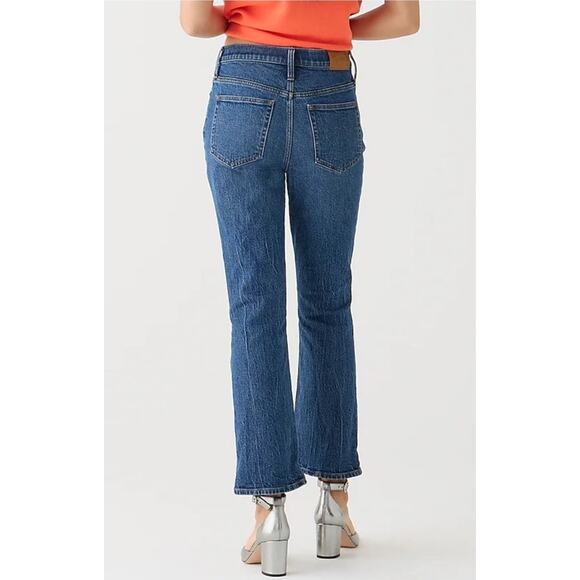 NWT J.Crew 10" Demi Boot Crop Jean in Marion Wash Size 26 - Picture 2 of 12